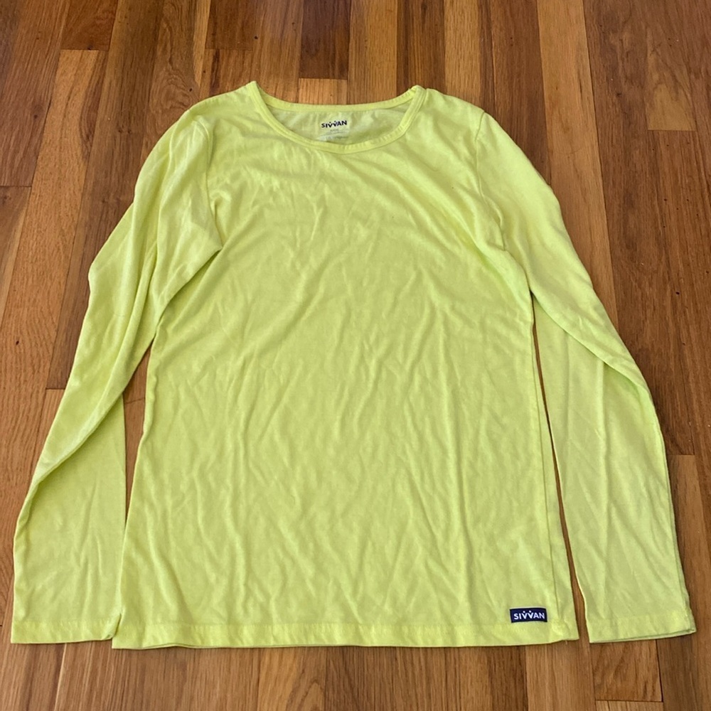Sivvan Women’s Yellow Long Sleeve Shirt Size S